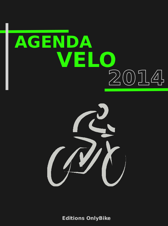 Couverture agenda vélo 2014
