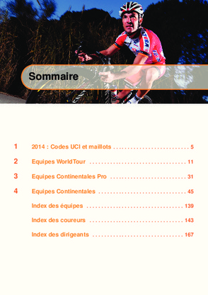 Page du Guide des Equipes 2014