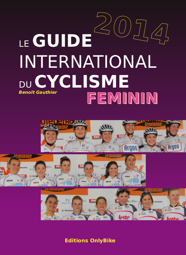 Couverture du Guide International du Cyclisme Féminin 2014